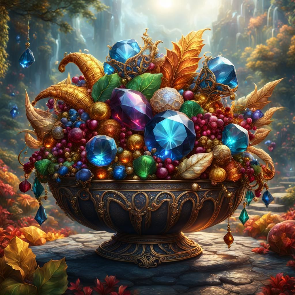 Cornucopia of Sparkling Jewels: Fantasy Concept Art