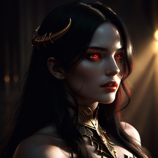 Nyarlathotep: Dark Gothic Realism Portrait in 8K