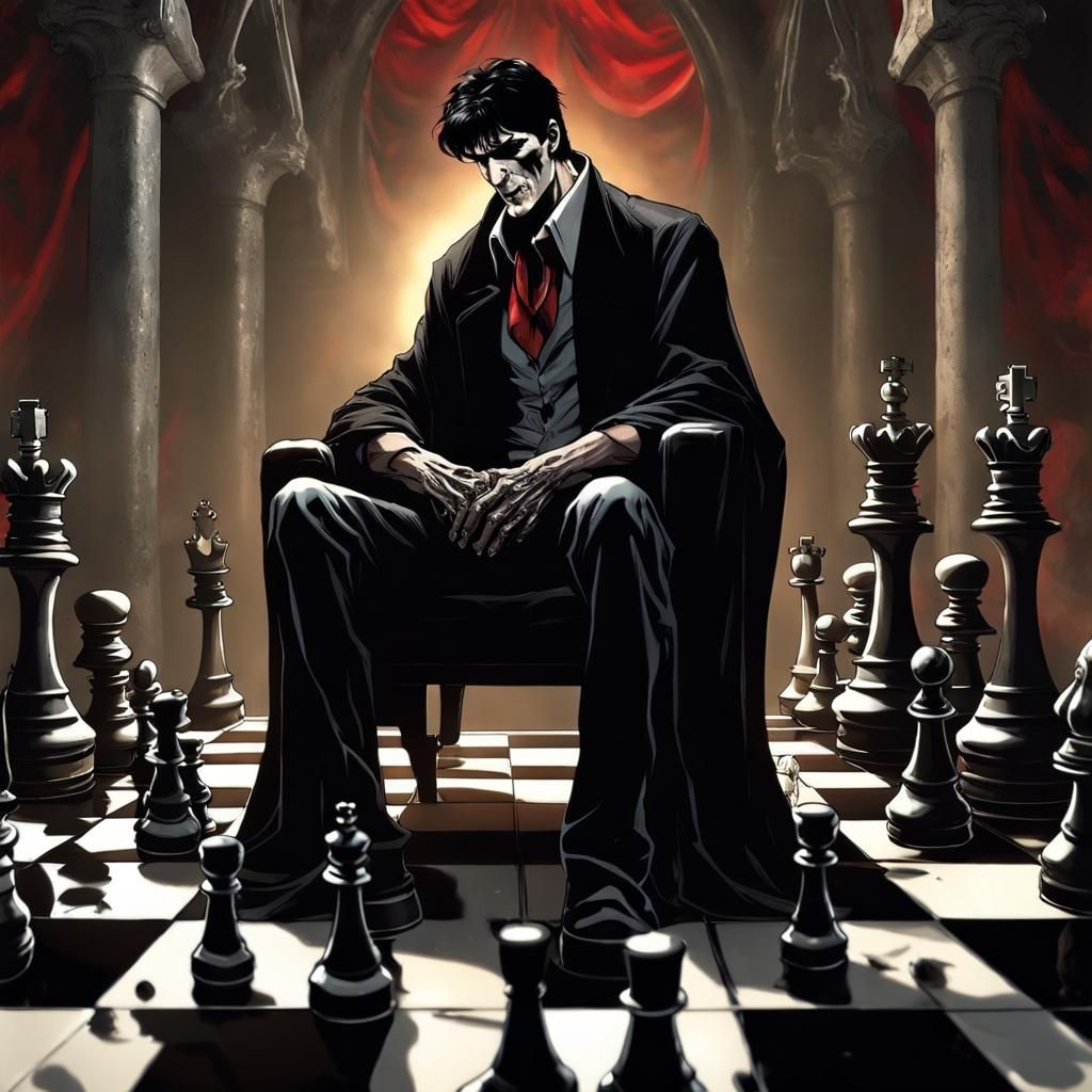 Reaper and Dylan Dog Play Chess