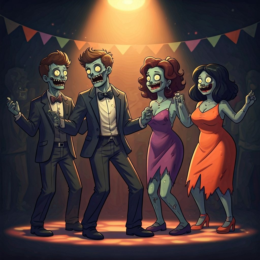 Zombie Prom Night in Bob's Burgers Style