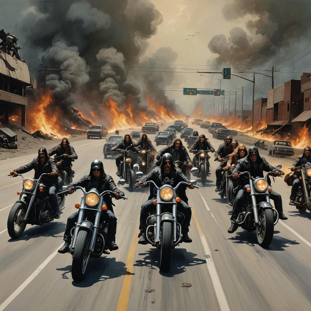Sinister Hell's Angels Highway Raid