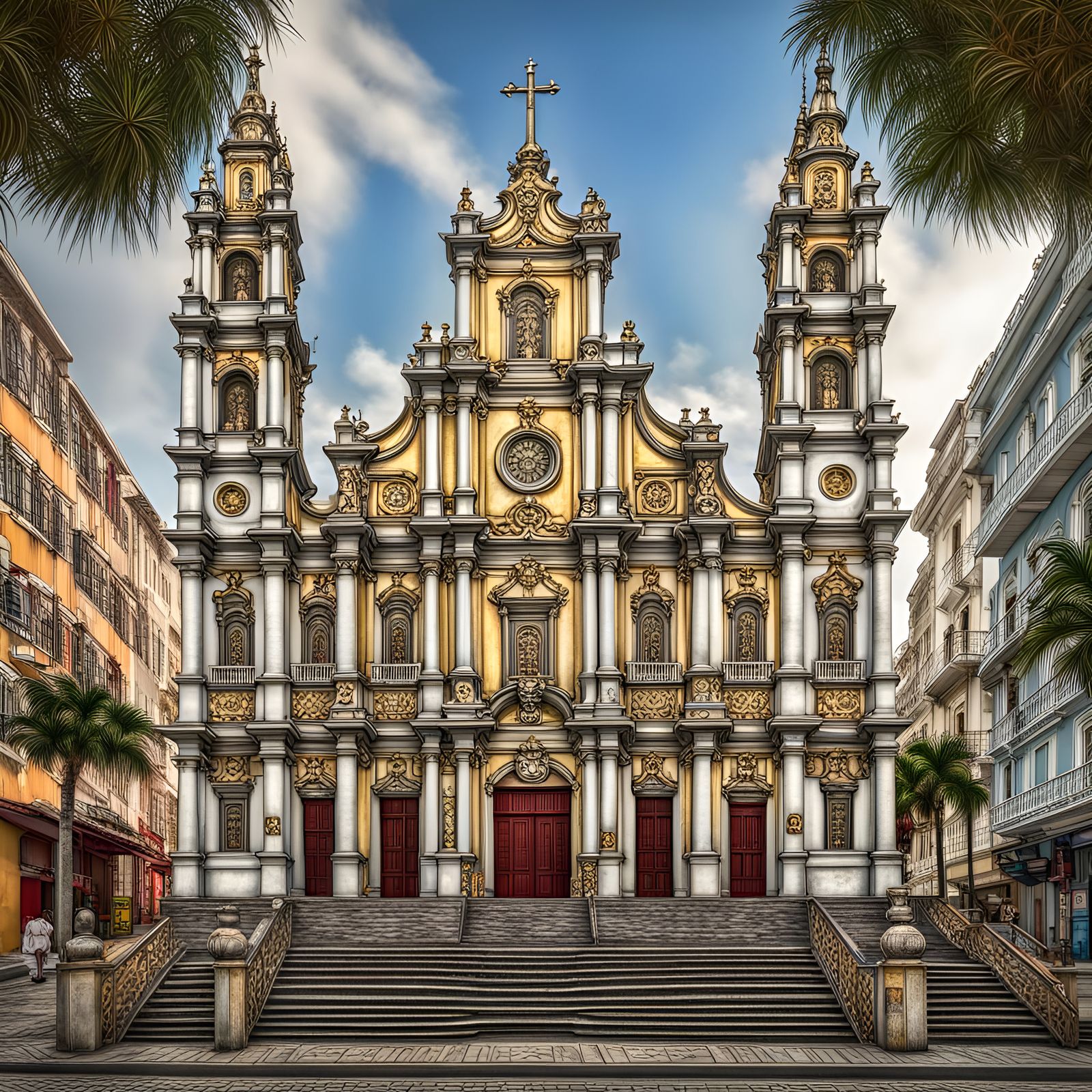 Santo Nome de Deus Macau: Digital Art in Baroque Style