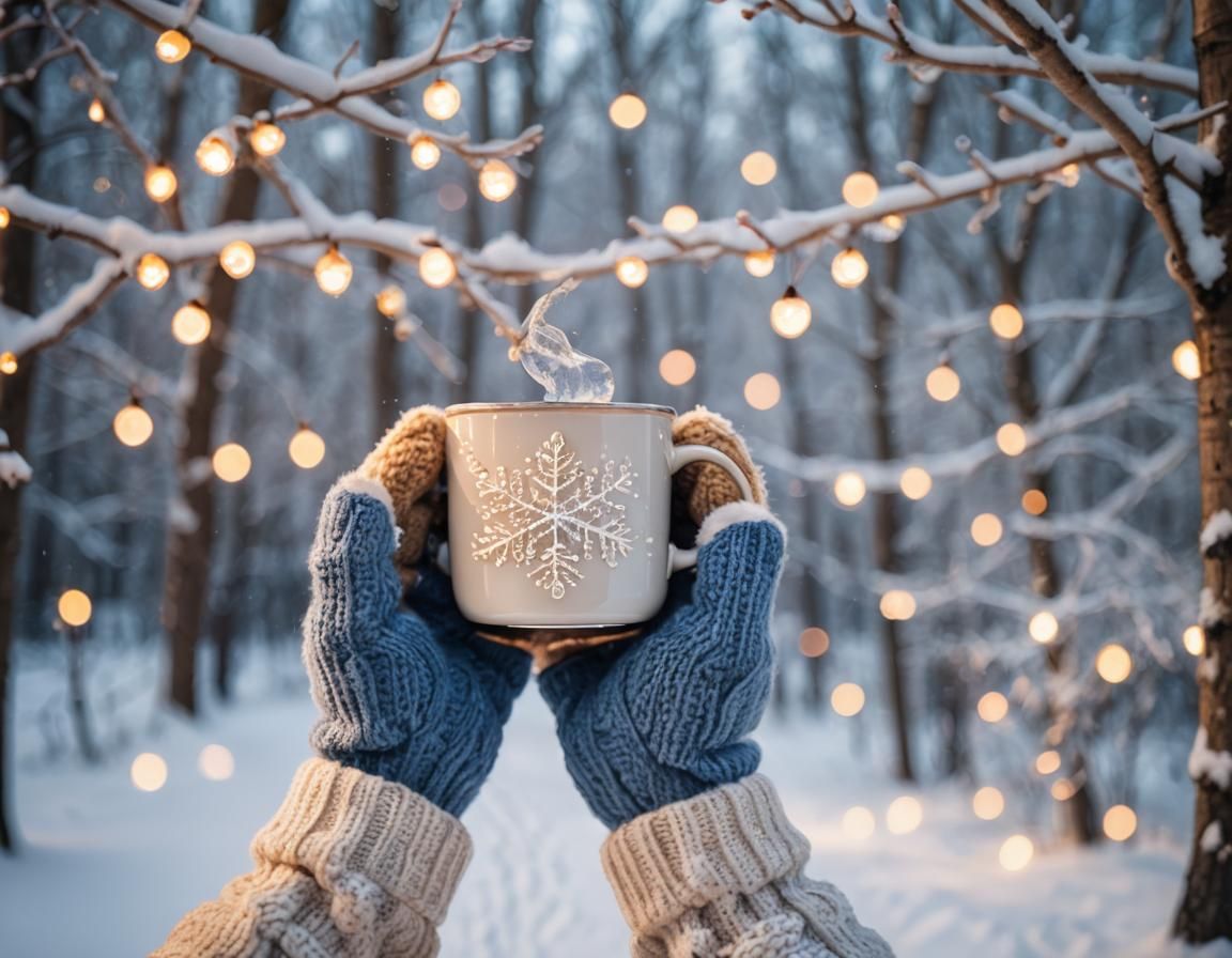 Whimsical Winter Wonderland: Mittens and Magic