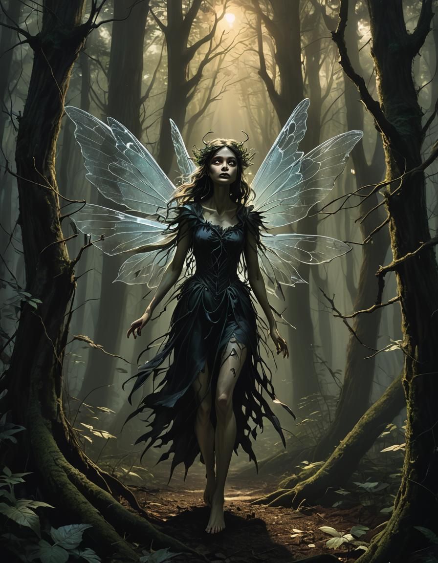 Creepy Fairy (Dreamshaper XL Lightning)