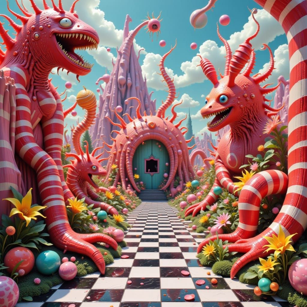 Fantasy Sugar Rush Landscape