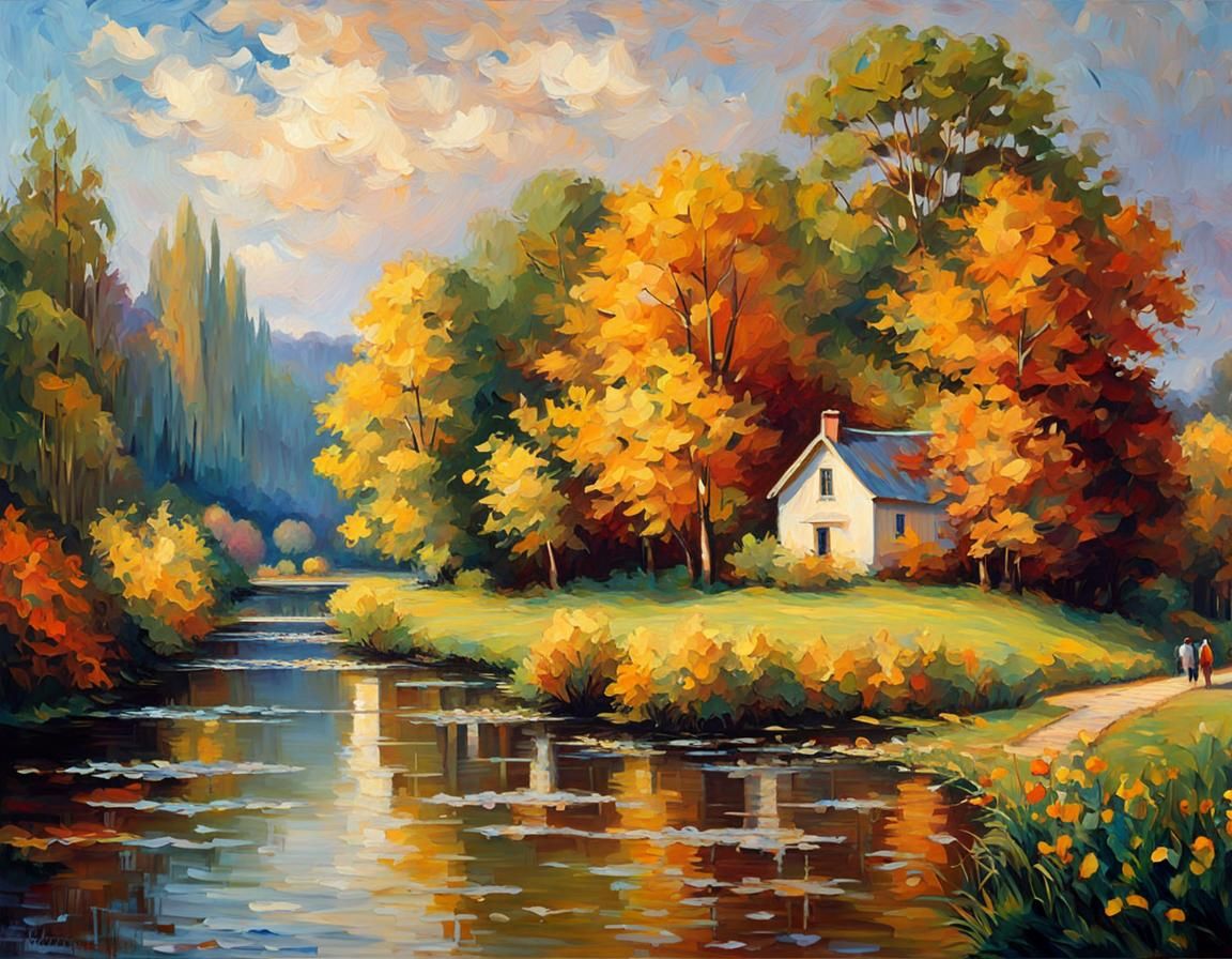 Impressionistic House in Exquisite Detail