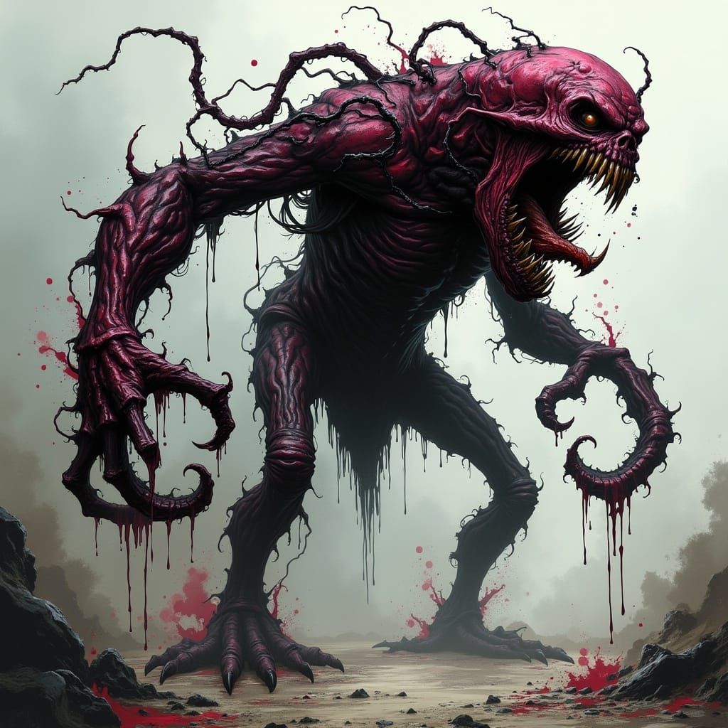 Hulking Twisted Monstrosity in Twisted Ink Style