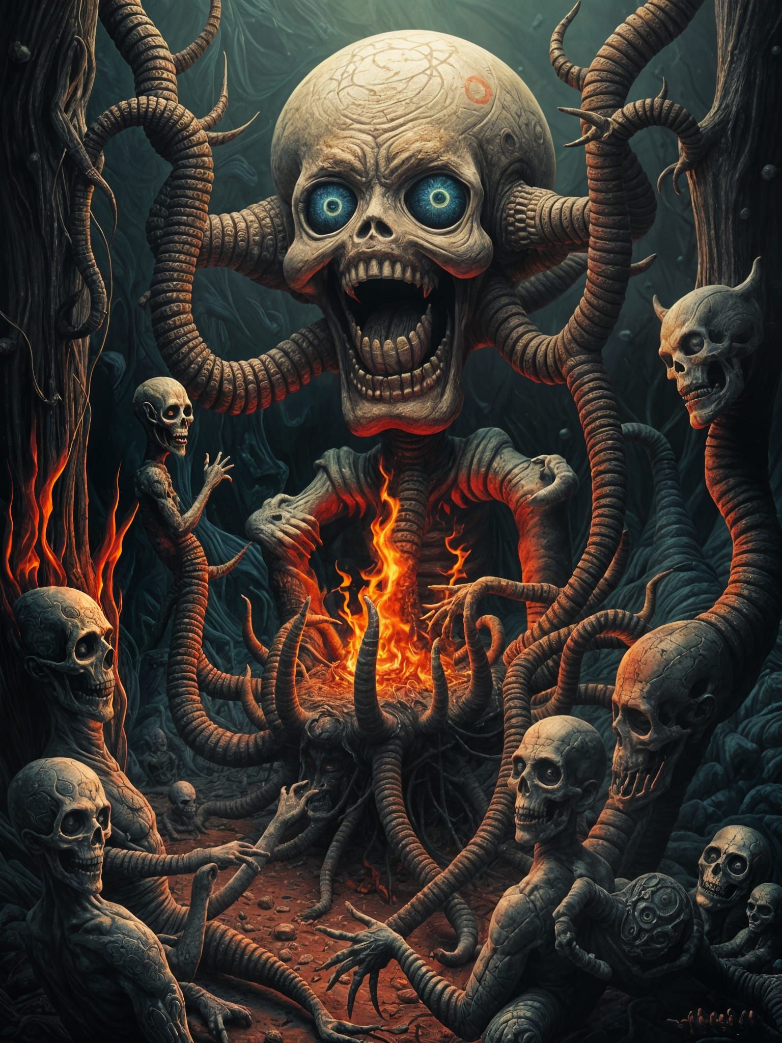 Surreal Dark Trip: Creepy Objects in High Definition