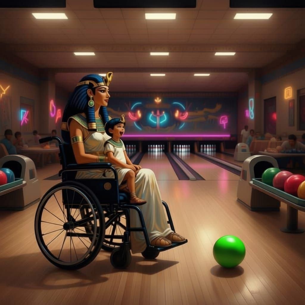 Isis as Mother Goddess Bowls a Strike in Modern Alley