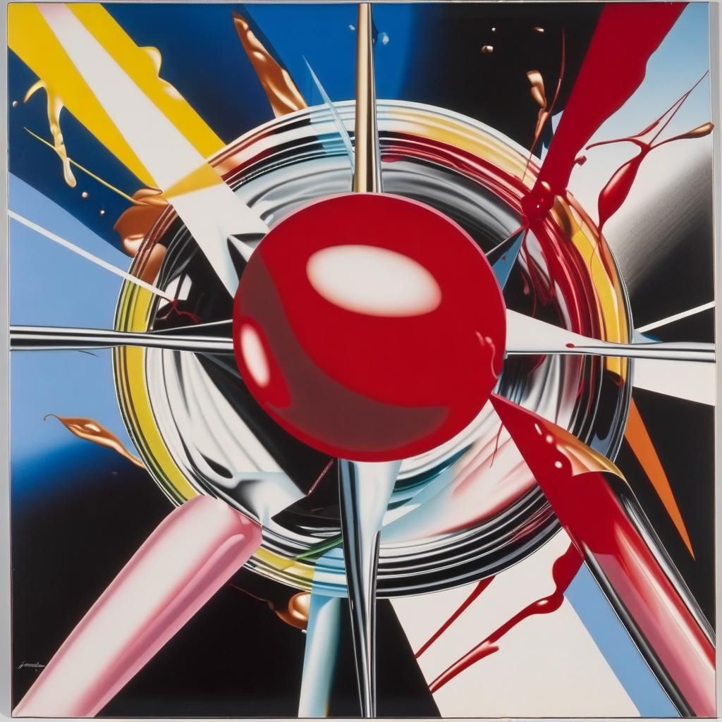 Pop Art Collage in Rosenquist Style