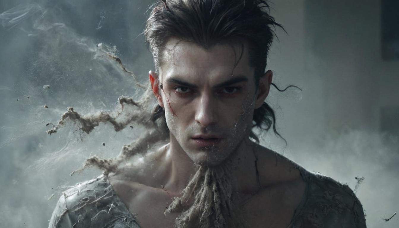 Vampire Portrait: Dust to Sunlight in Hyperrealism