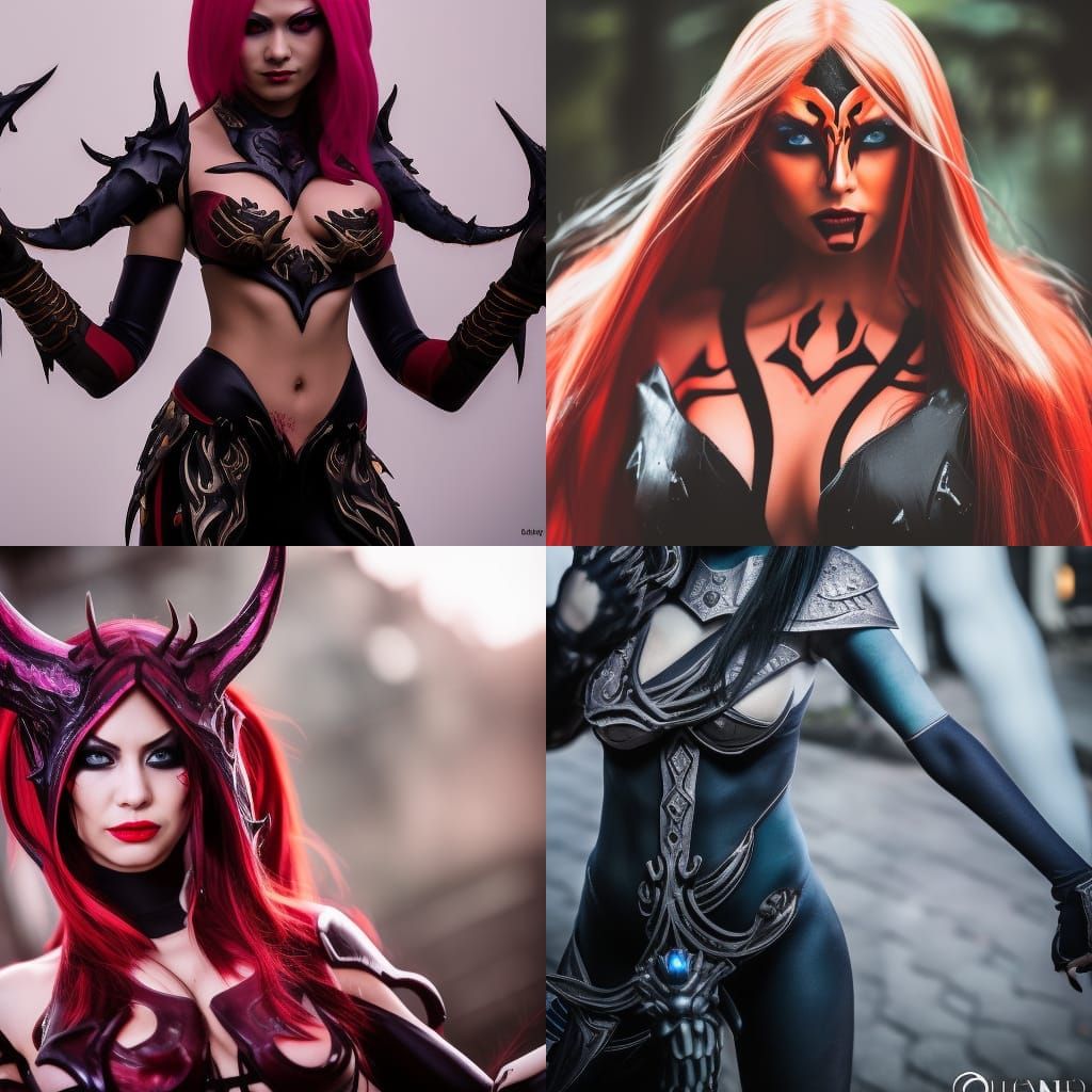 Queen of Pain: Real Life Dota 2 Portrait