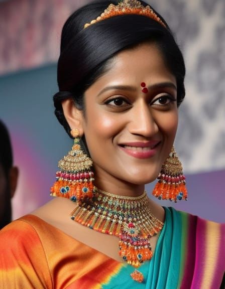 Trippy Candy Goddess in Photorealistic Style