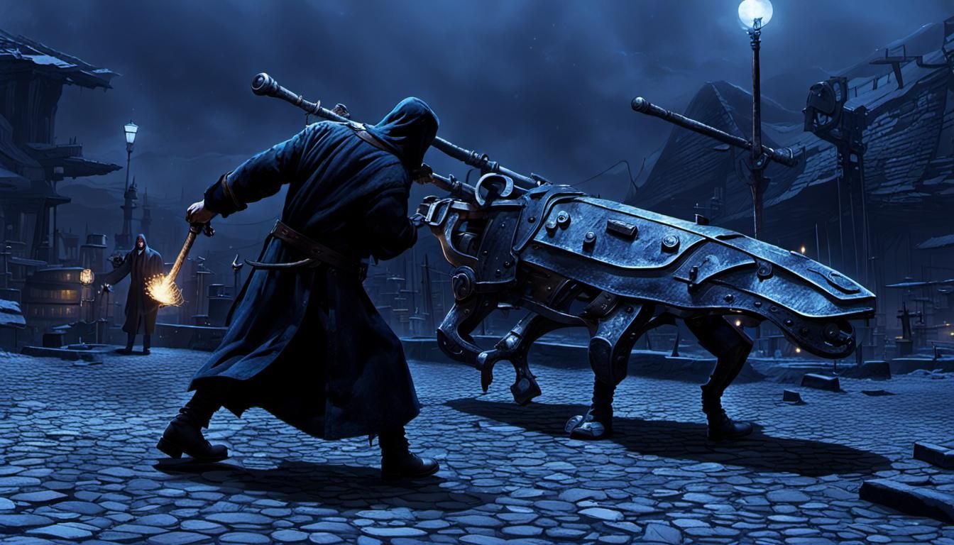 Western Gunslinger with a Big Iron on His Hip