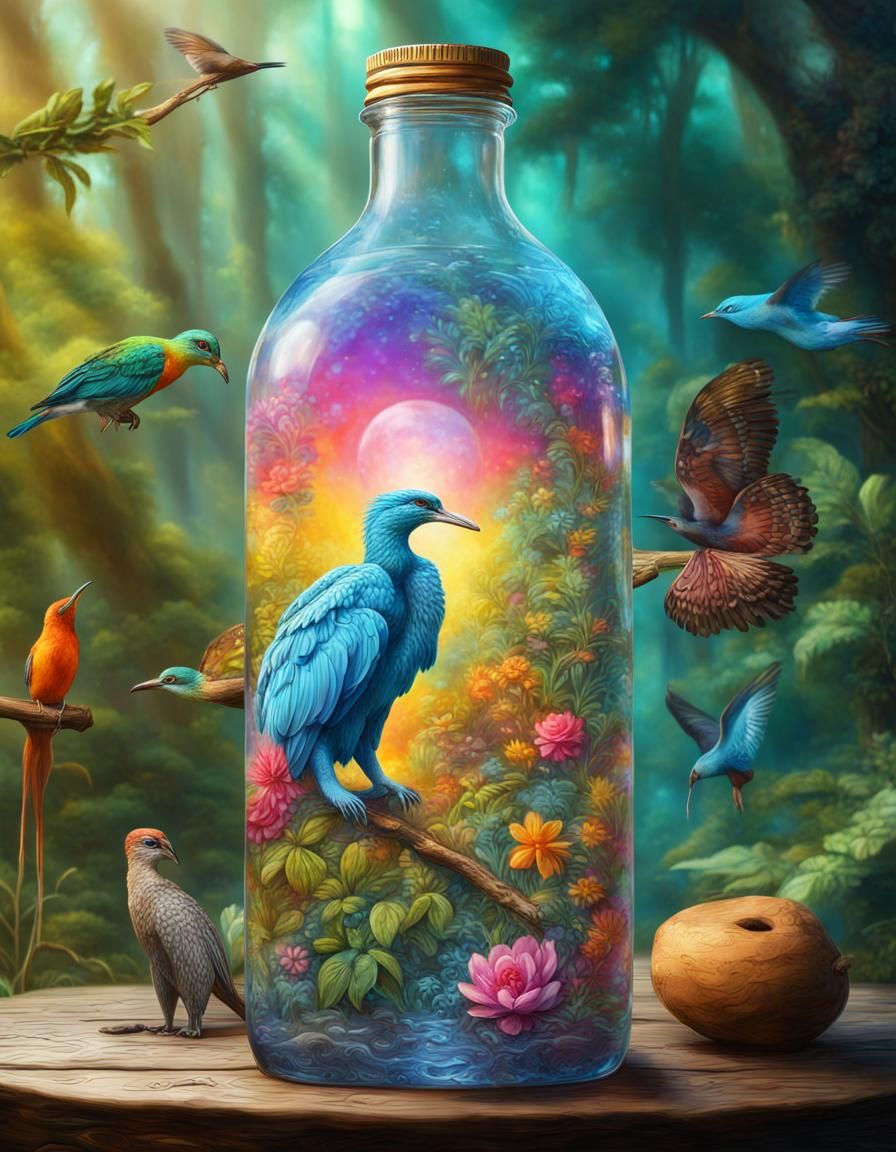 Mystical Garden of Eden in Amazing Fantasy Artwork