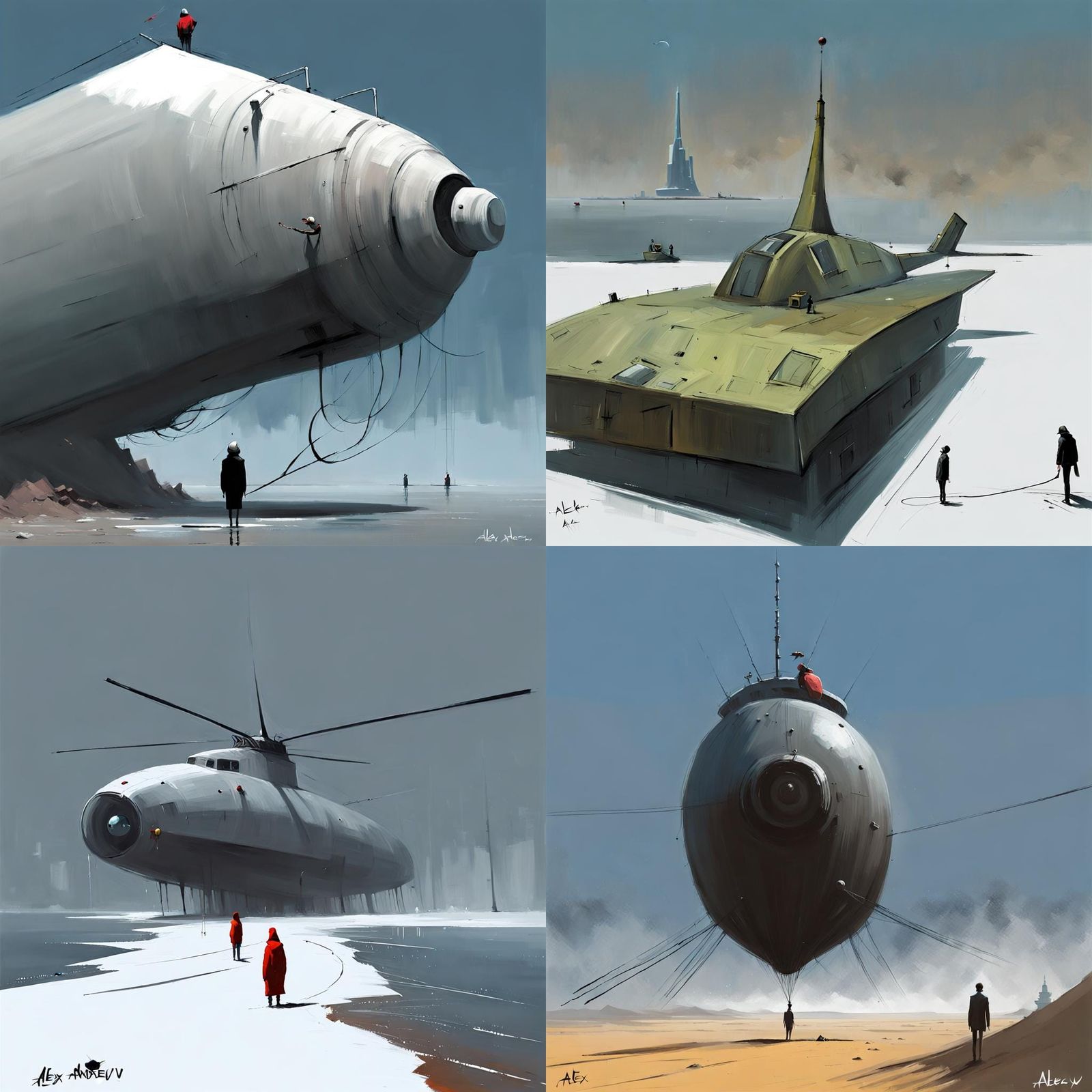 Dystopian Cyberpunk Scene in Digital Art Style