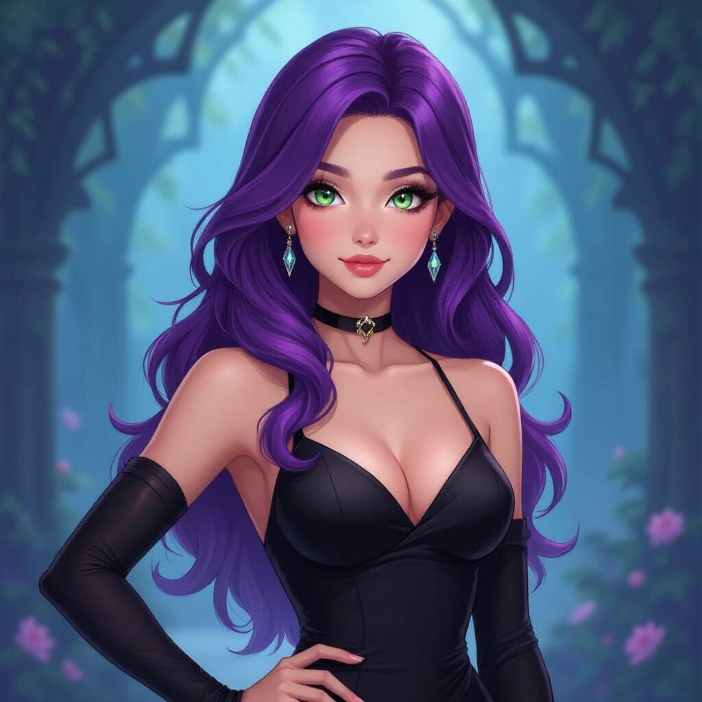 Aphmau in Mystical Realm with Pastel Colors