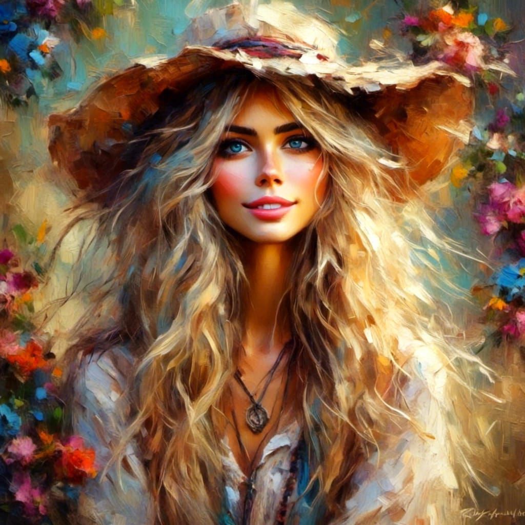 Boho Ladies Lora: A Bohemian Vision