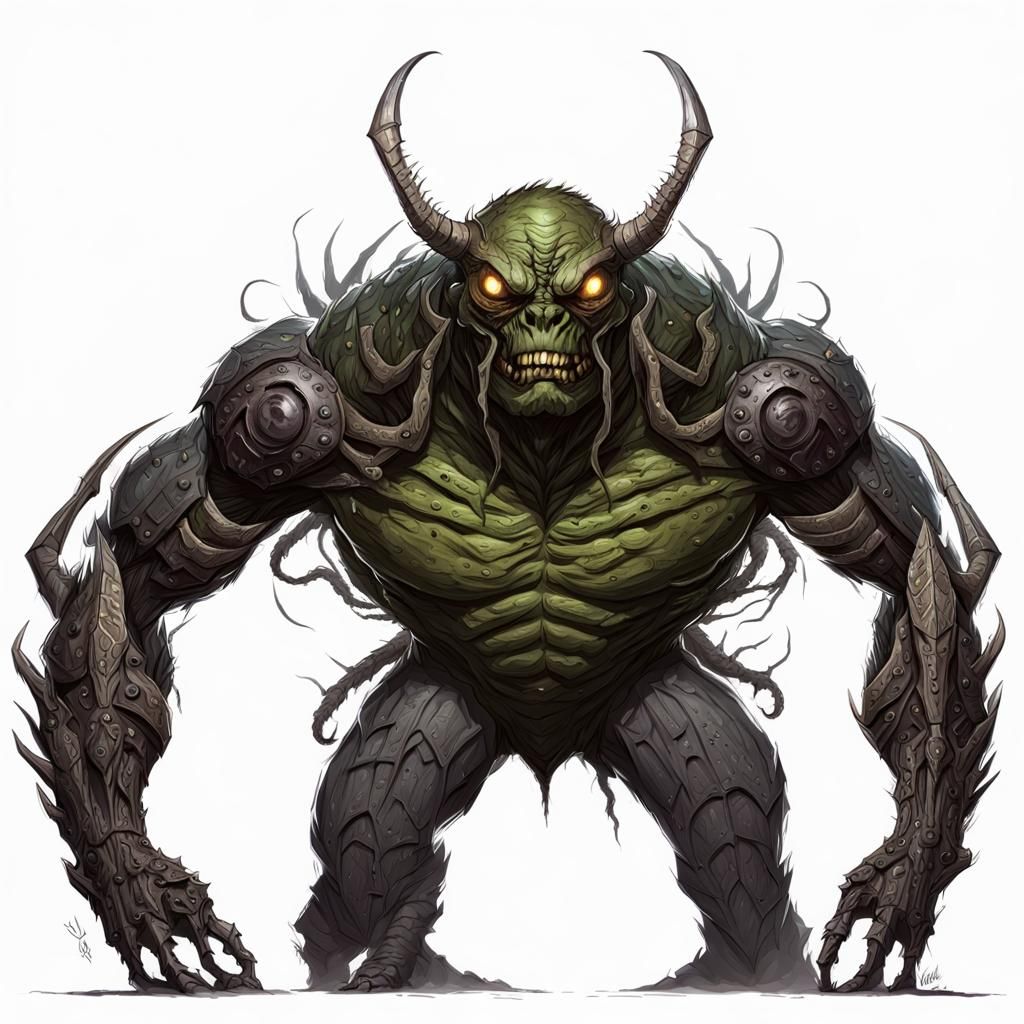 Insectoid Umber Hulk in Dark Fantasy Art