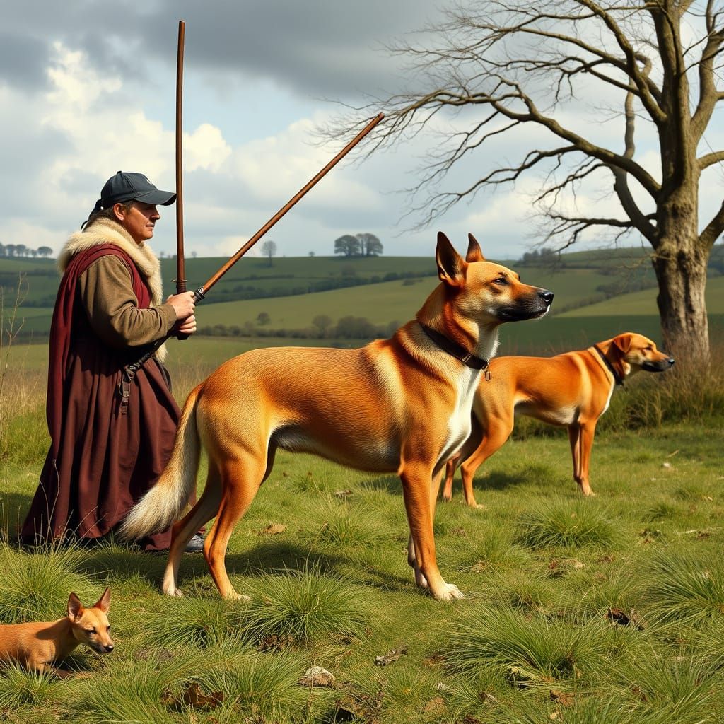 Fox Hunting in Celtic Britain with Hounds
