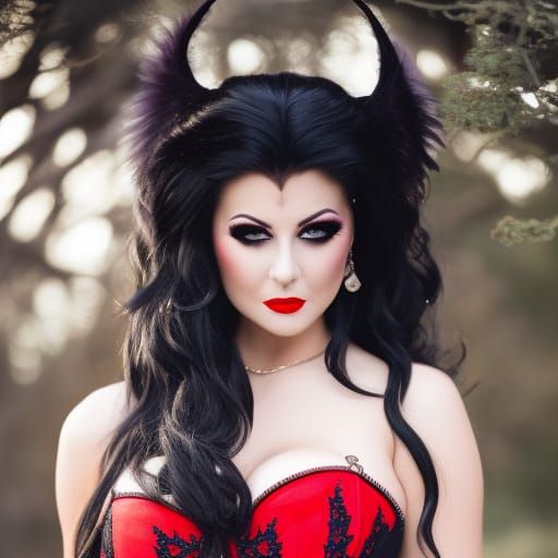 Gothic Vampire Mistress of the Night Glamour Shot