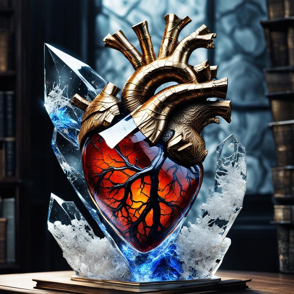 Kintsugi Elemental Heart: A Crystal Anatomy