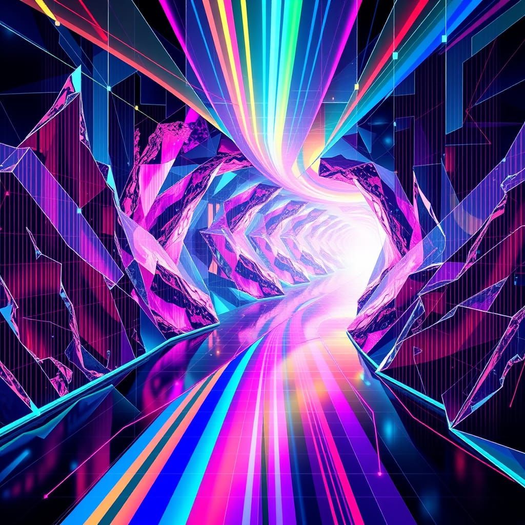 Geometric Prismatic Vortex in Quantum Infinity
