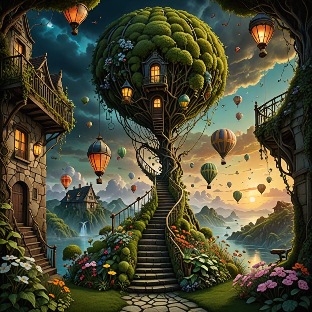 Fantasy sureal world