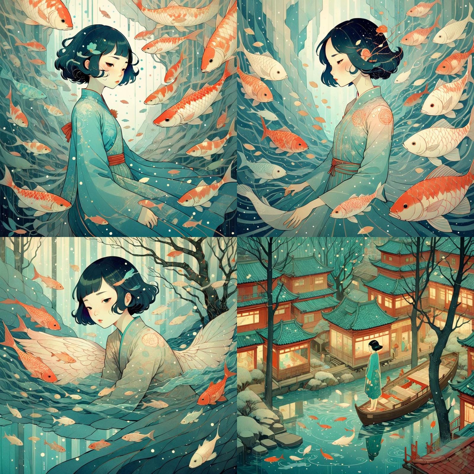 Illustration in Victo Ngai's Style