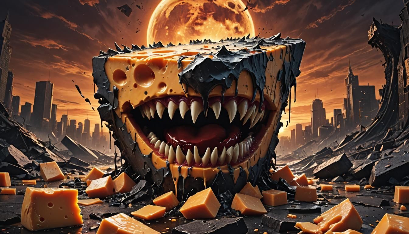 Vampiric Cheddar in a Bleak Dystopian Landscape