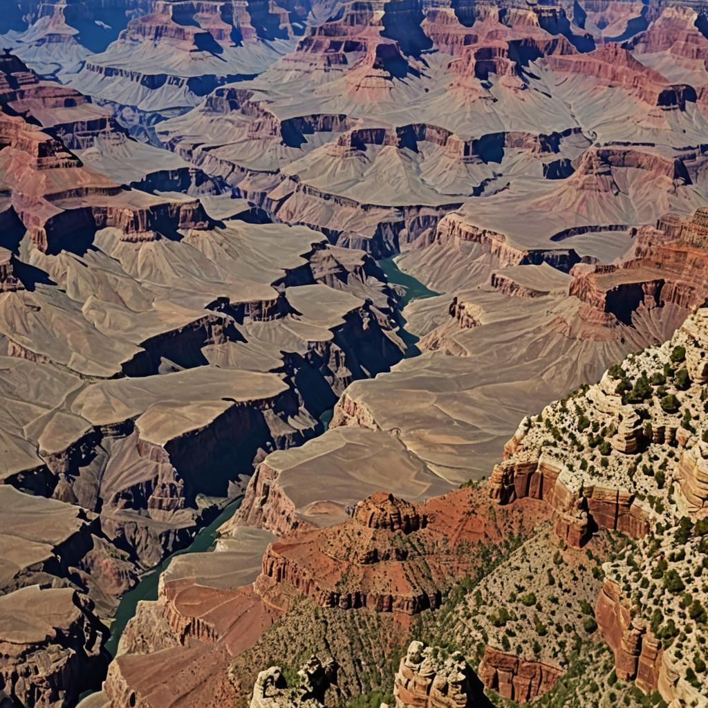 AI Interpretation of the Grand Canyon