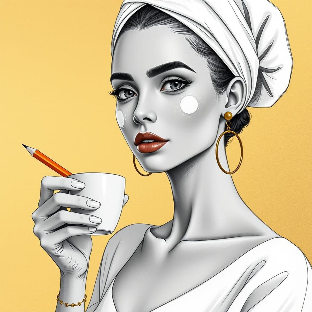 Carefree Coffee Break in Minimalist Chic