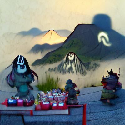Yokai Offerings at Spirit Mountain Dusk
