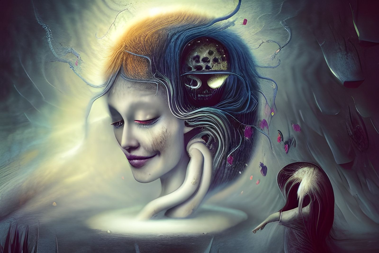 Dark Surrealism: Seeping Emotions in Digital Art