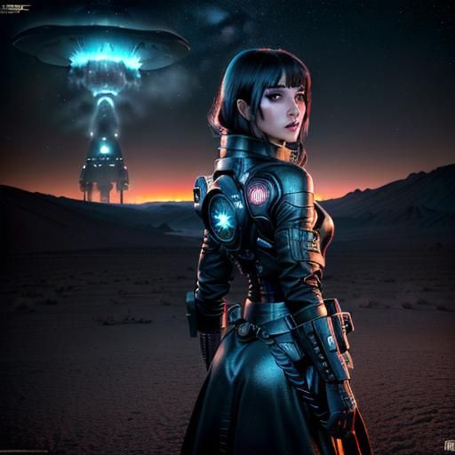 Roswell UFO Crash Site: Military Concept Art