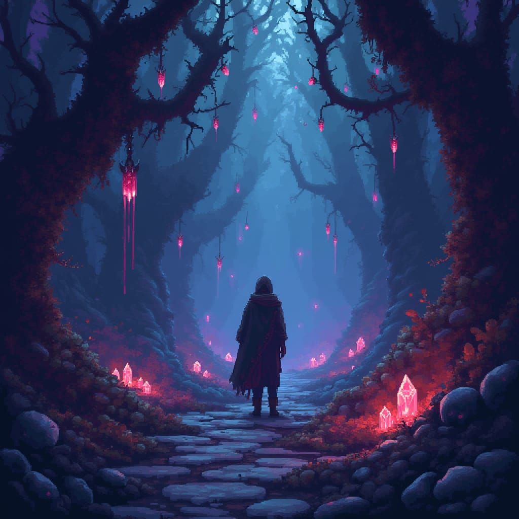 Gothic Hero Emerges from Shadowveil Hollow's Dark Majesty