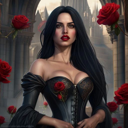 Fairytale Princess Portrait in Anne Stone Style