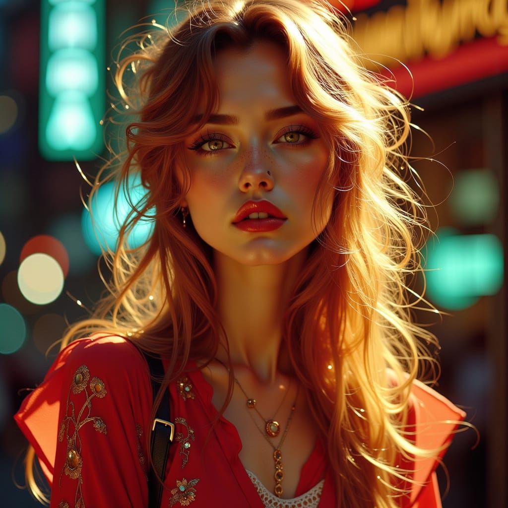 French Cyclist in Golden Hour Splendor