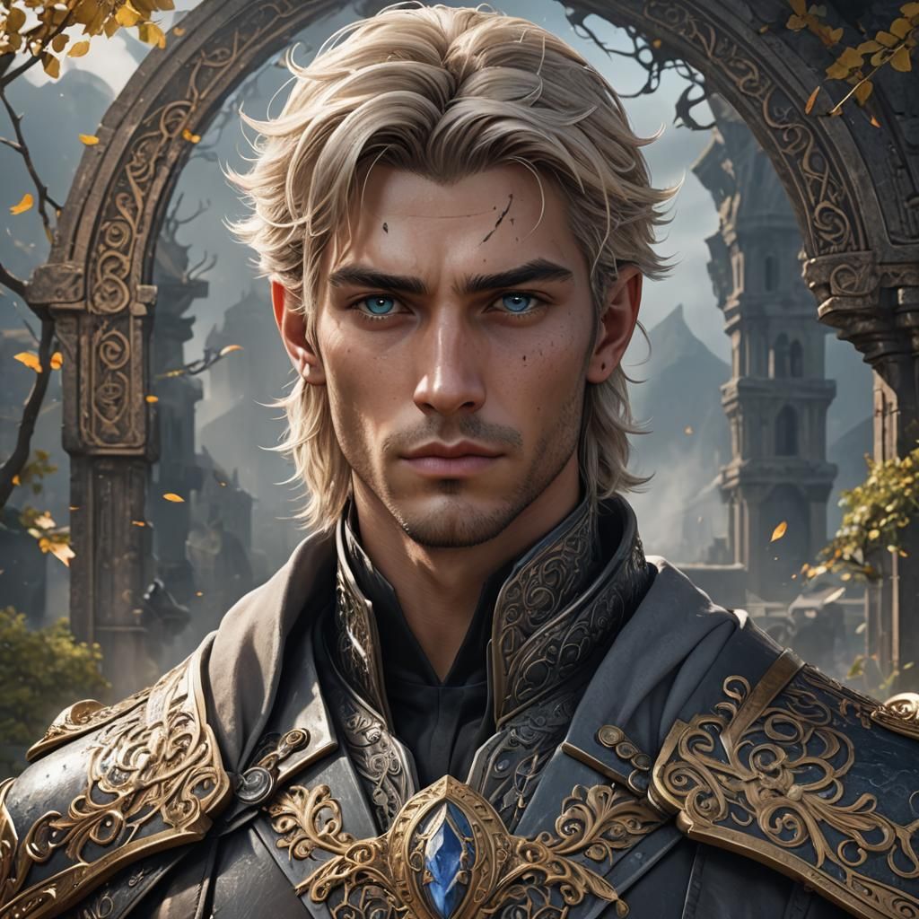 Handsome Air Lord: Detailed Fantasy Concept Art