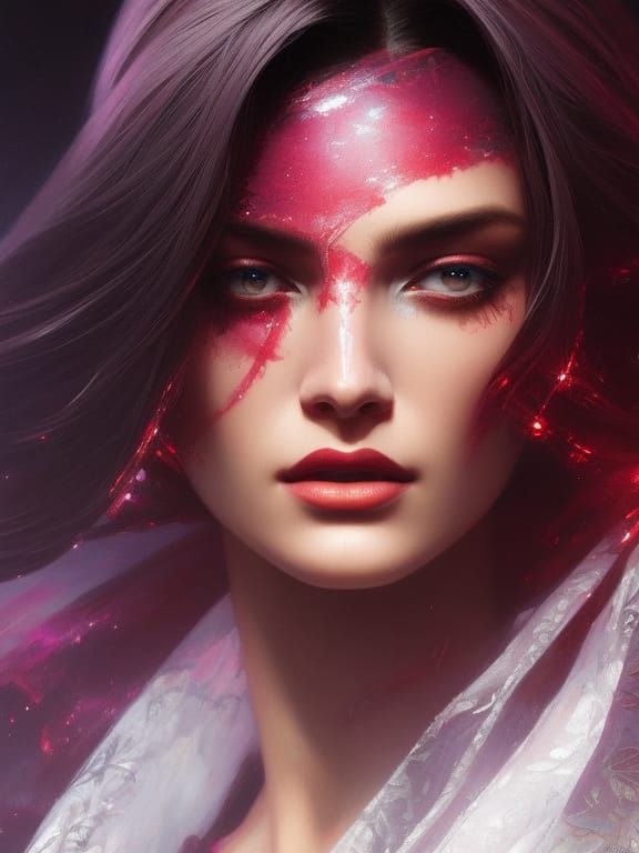 Sith Woman Portrait in Hyperrealistic Style