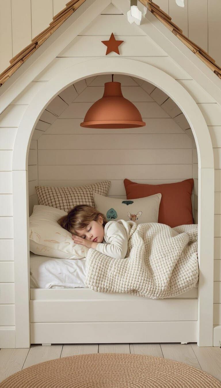 Child's Dreamy Bed in Beatrix Potter Style