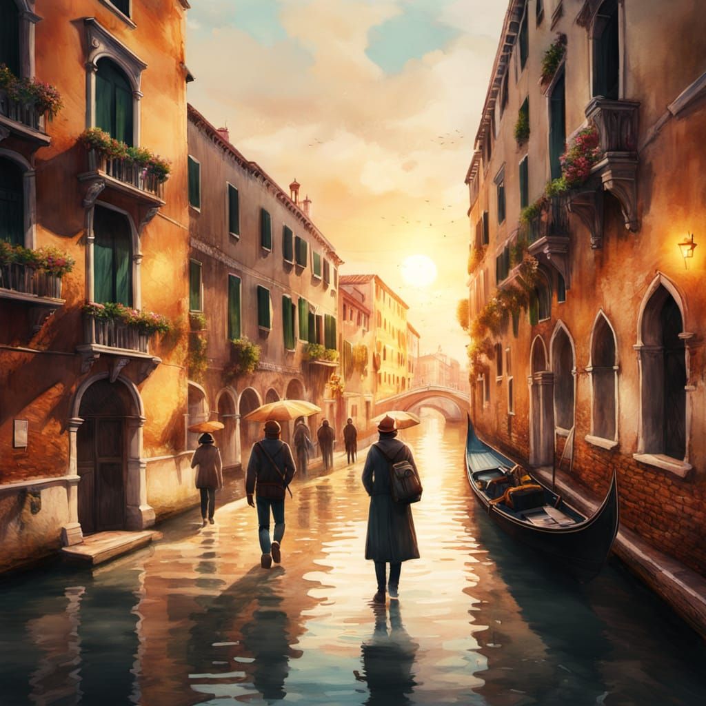 Golden Hour in Venice