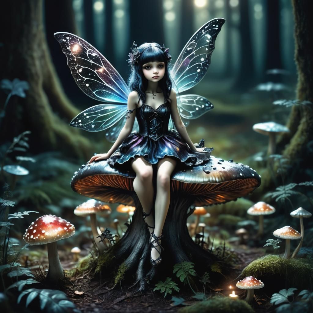 Gothic Mushroom fairy