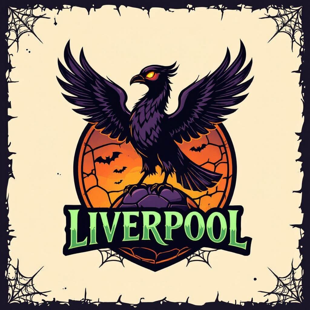 Halloween Liverpool FC Logo Redesign