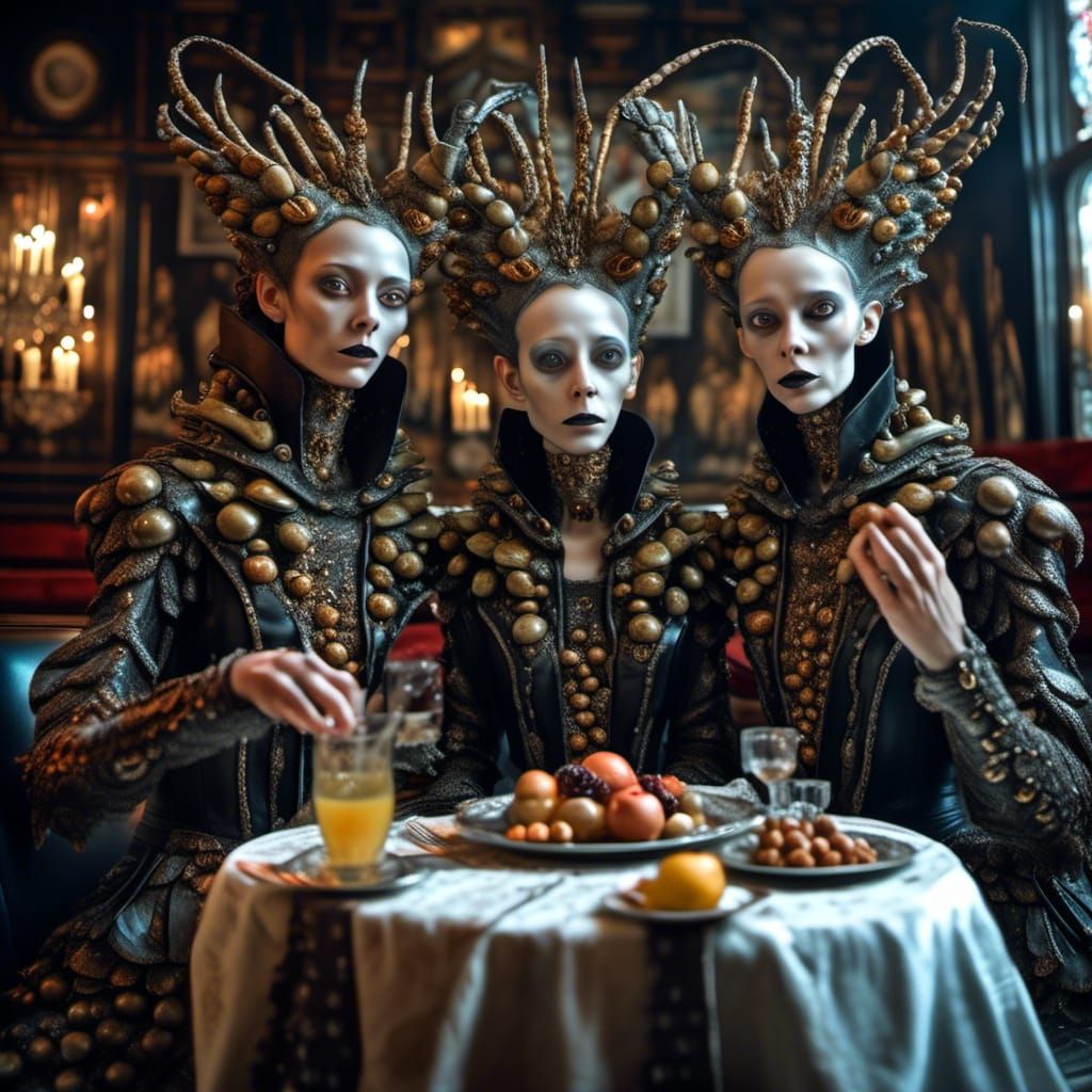 Dreamlike Alien Feast: Bizarre Art in Magical Realism
