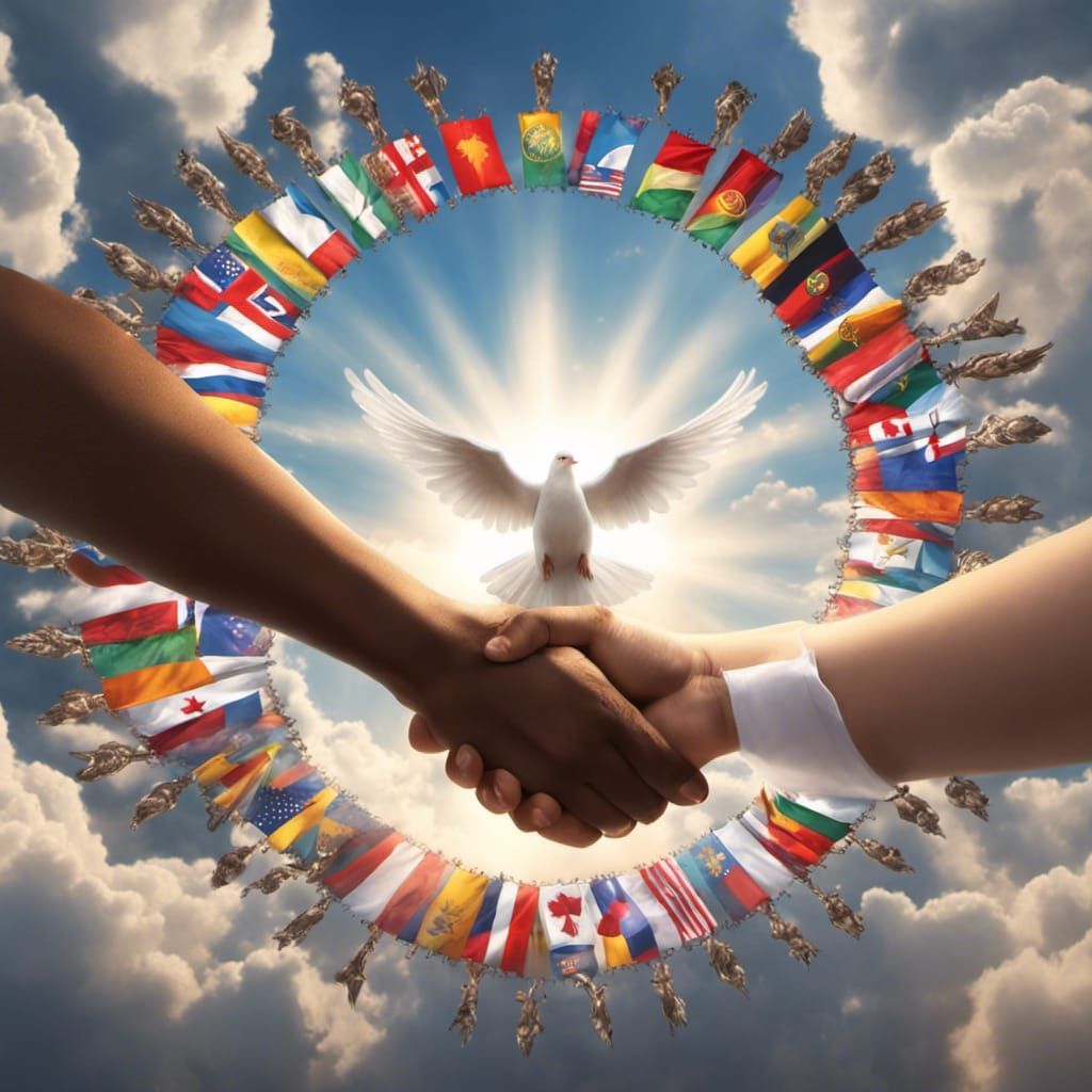 Peace All Nations Joined As One