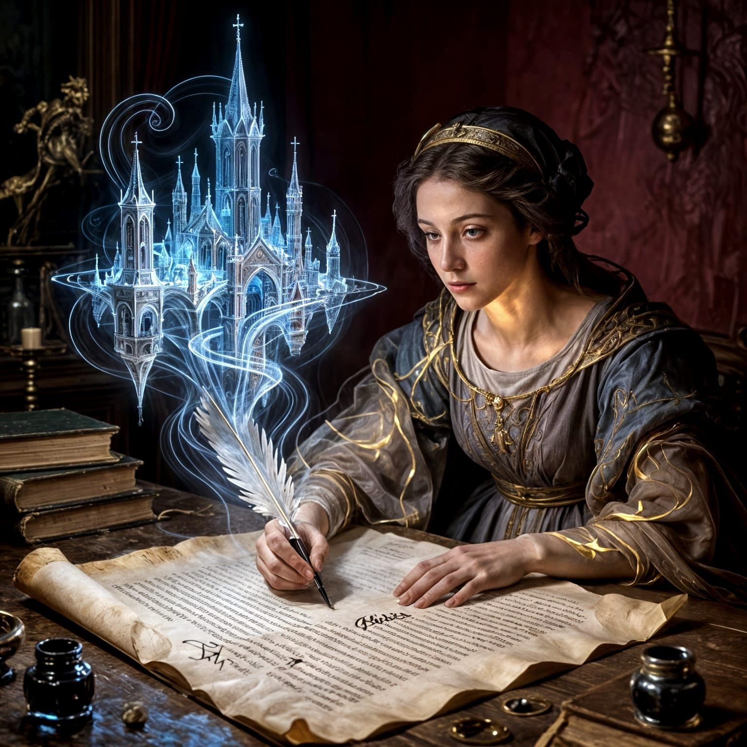 Focused on imagination