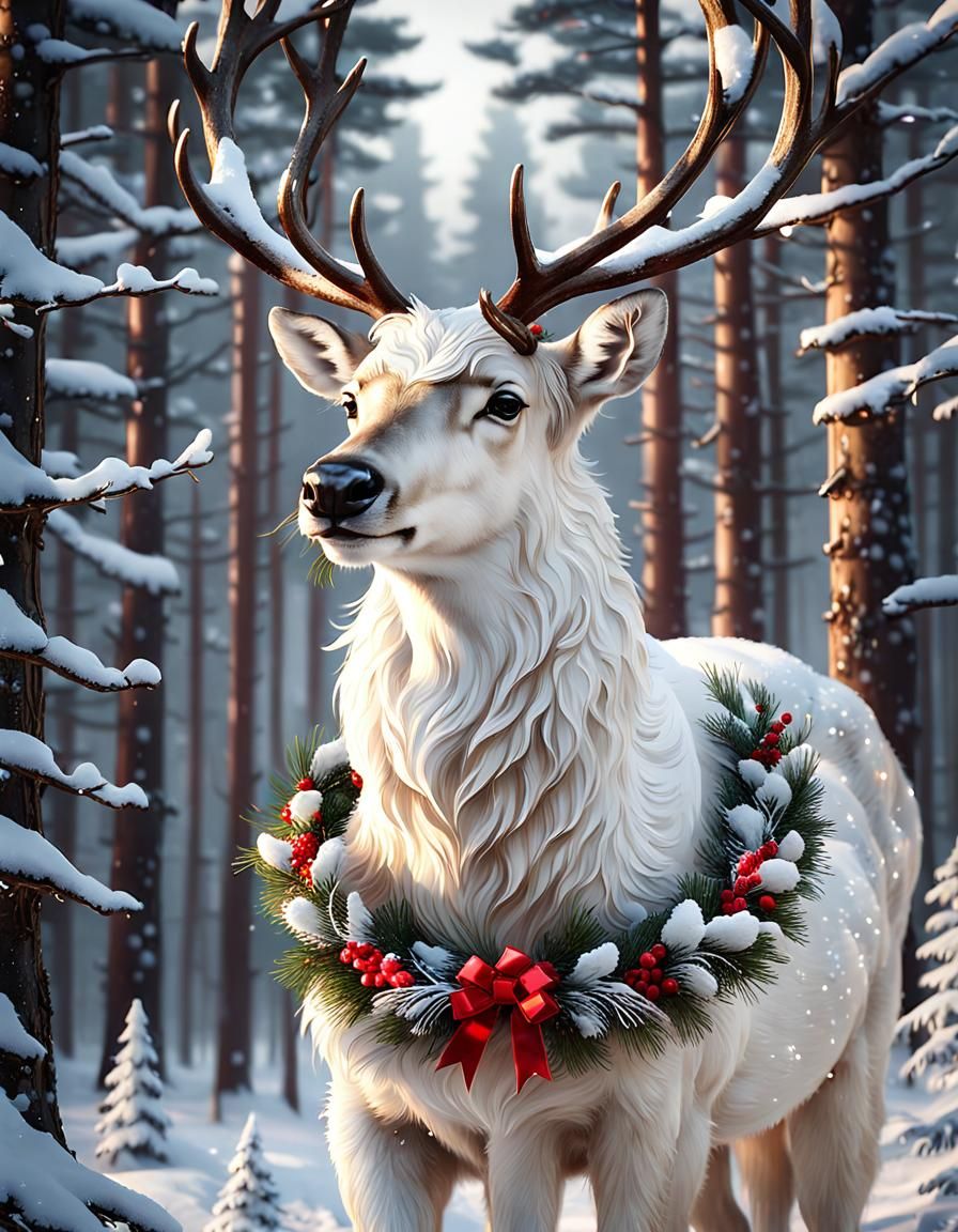 Christmas deer