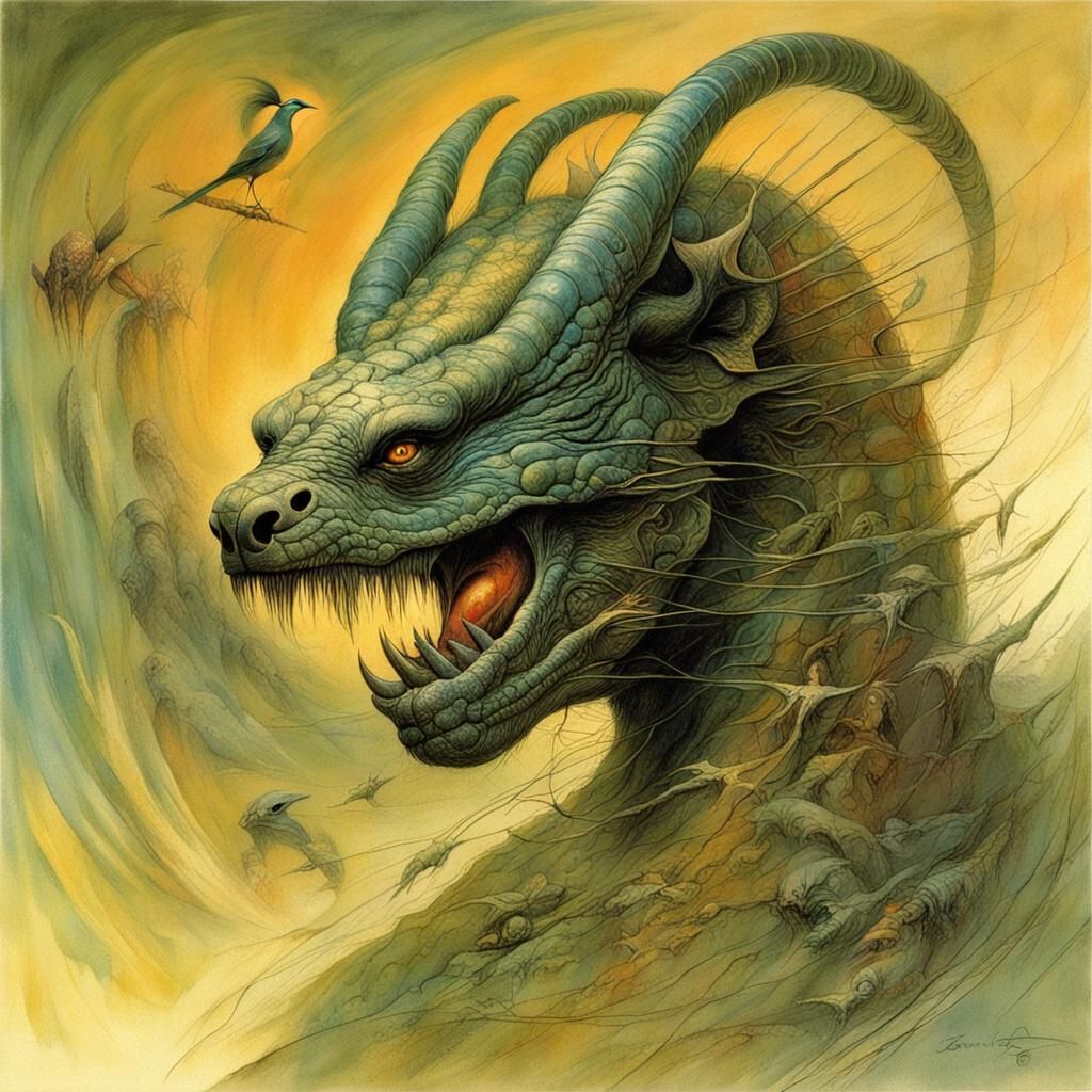 Ethereal Woman Portrait in Fantasy Art Style