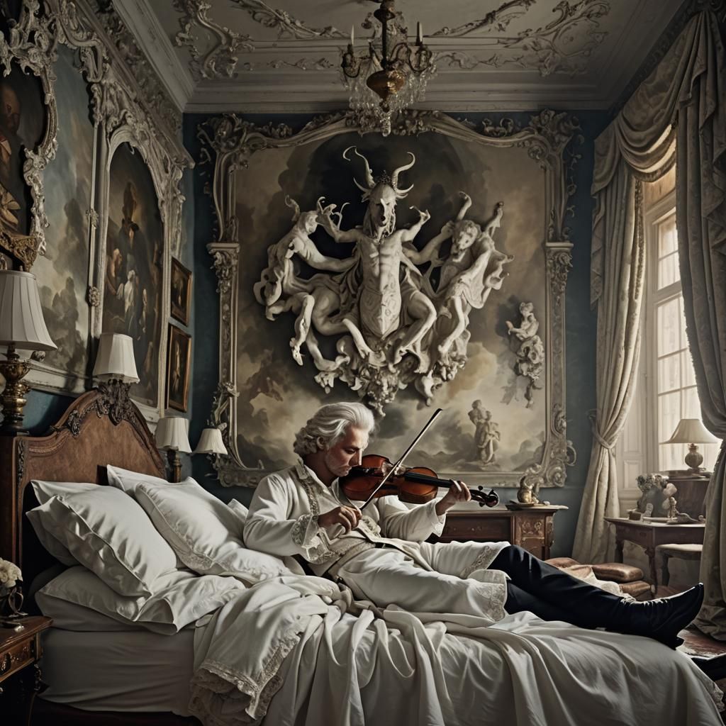 Devil's Trill Dream: 18th Century Digital Painting